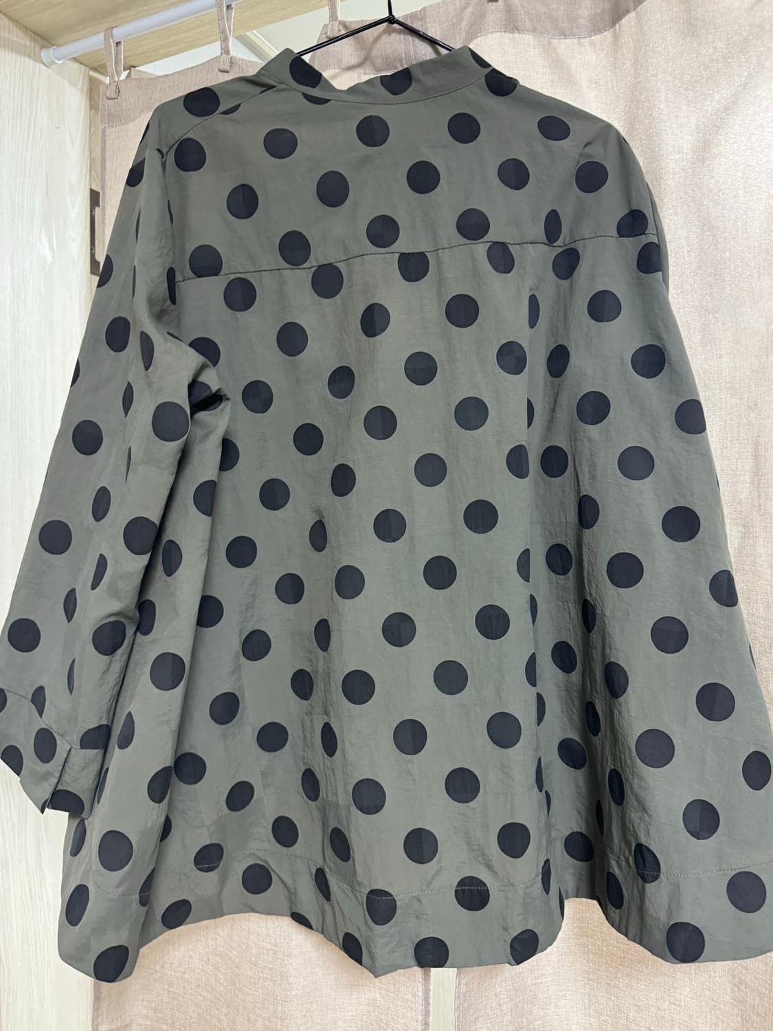 빈티지 땡땡이 도트 블라우스 상품이미지2