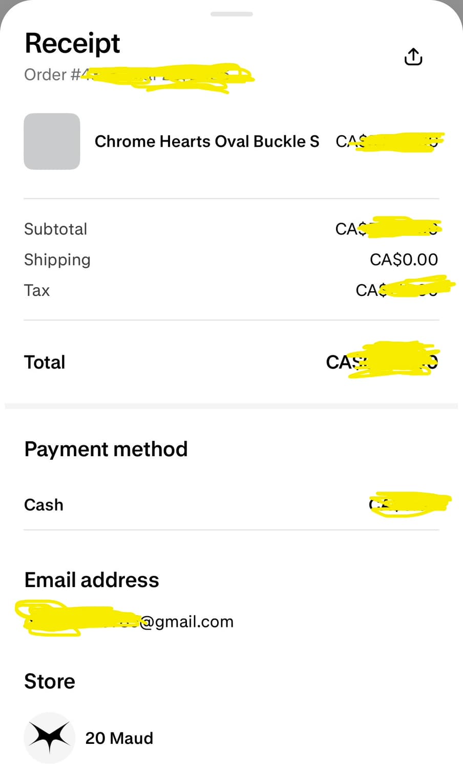 크롬하츠 오발 버클 1.5인치 (교) 상품이미지5
