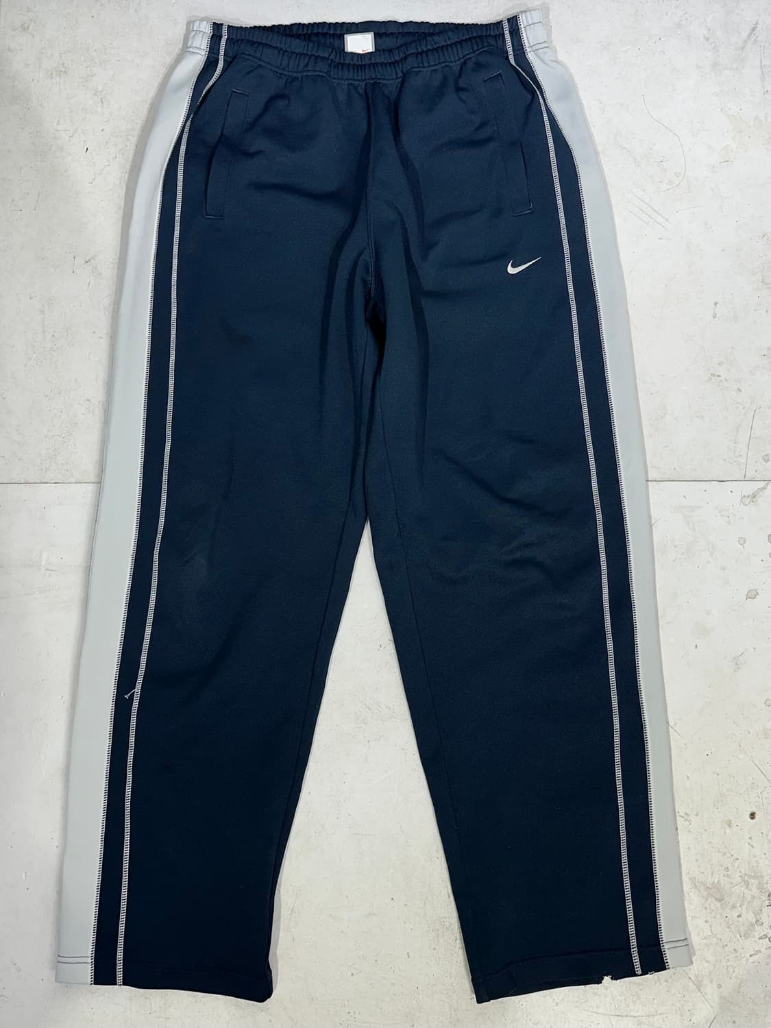 나이키 네이비 사이드 라인 와이드 추리닝 팬츠 트레이닝 바지 XXL 상품이미지4