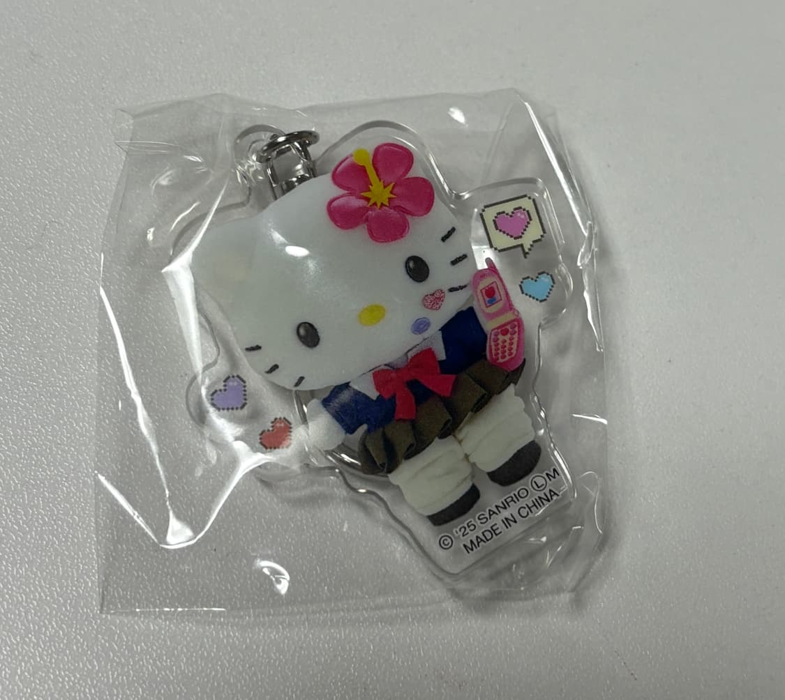 산리오 진격거 쿠로우사 속눈썹 가챠 키링 메지루시 상품이미지3