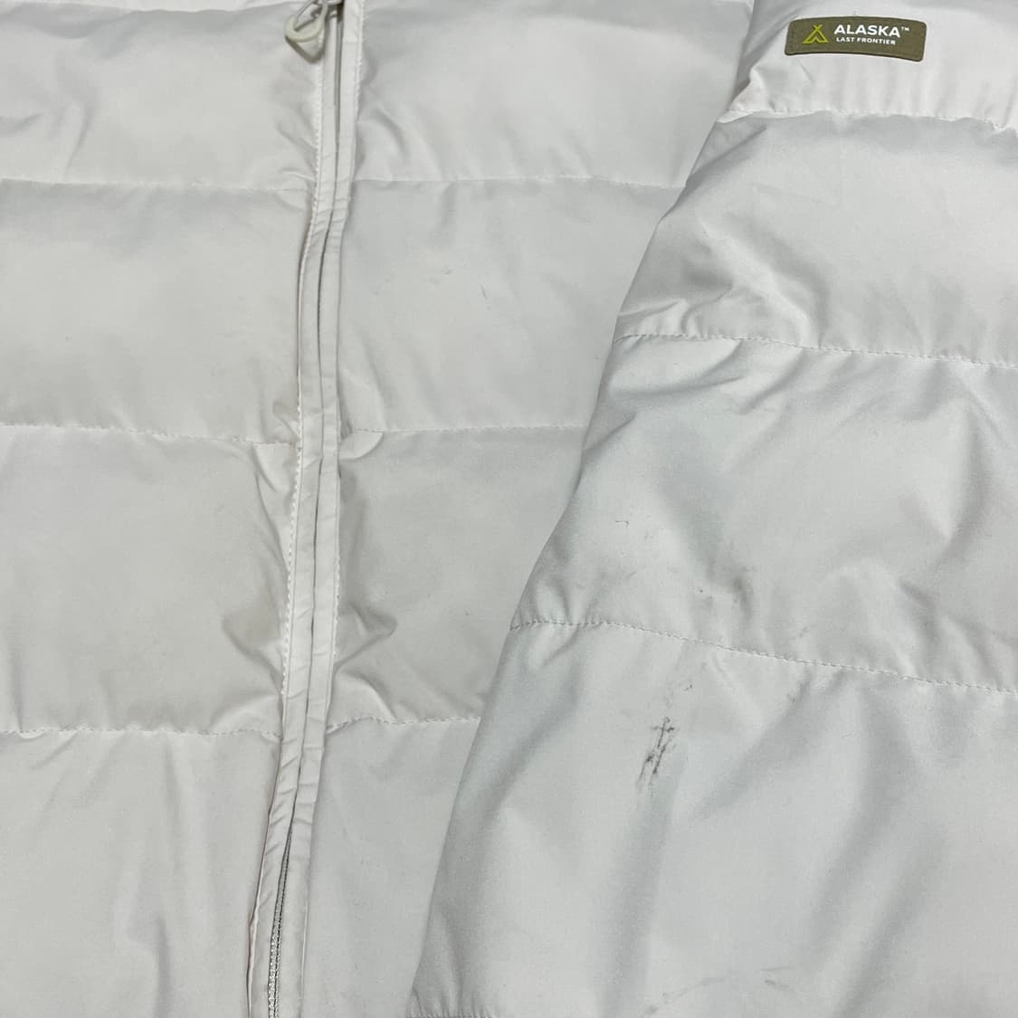 [2XL] ALASKA 넥 라운드 패딩 크림 상품이미지3