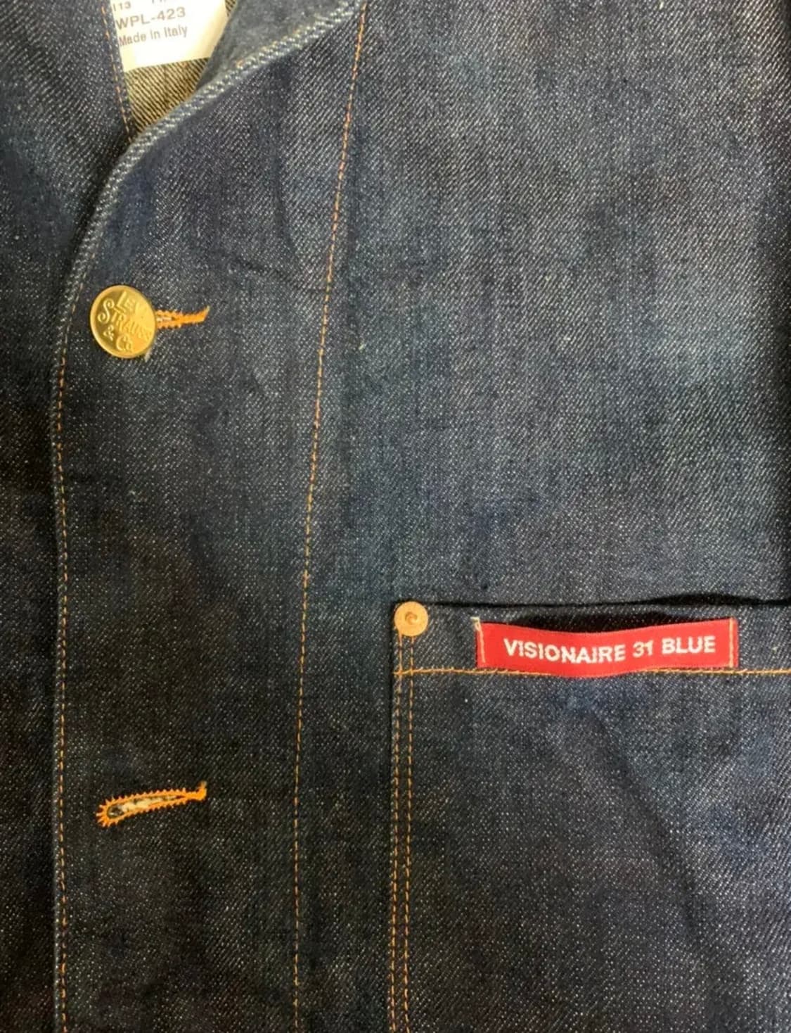 극레어 리바이스 자켓 (비져내어 31 블루, LVC) 상품이미지5