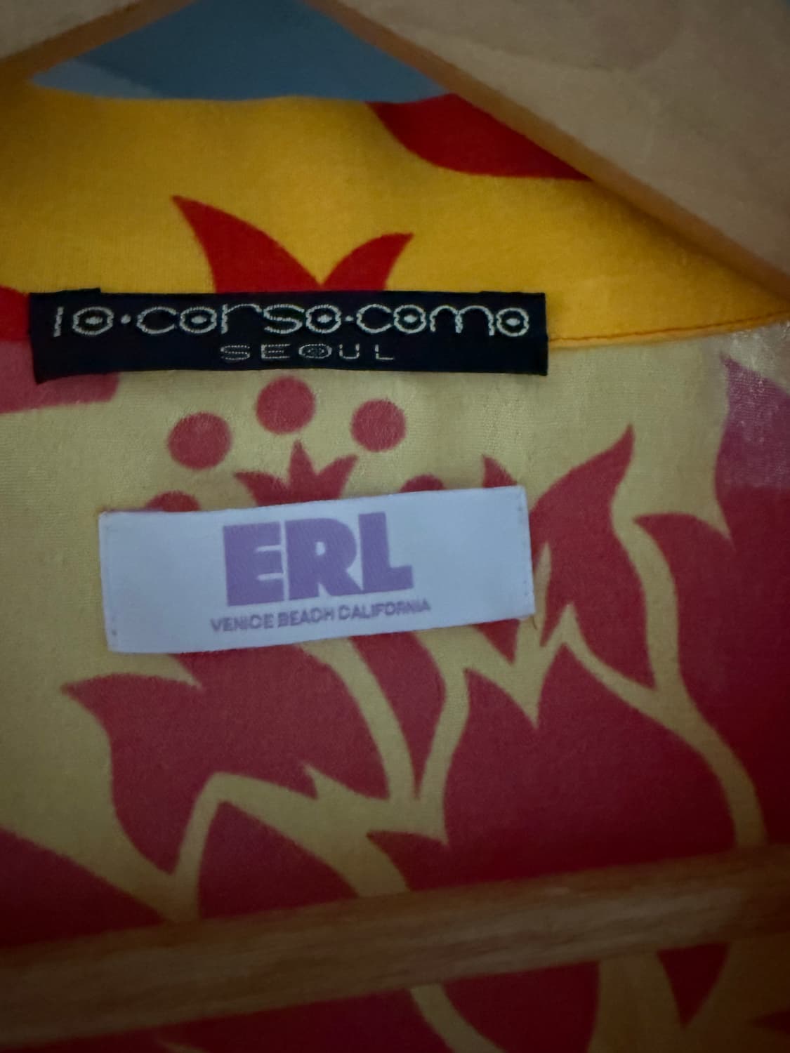 ERL 트로피칼 셔츠 M 상품이미지2