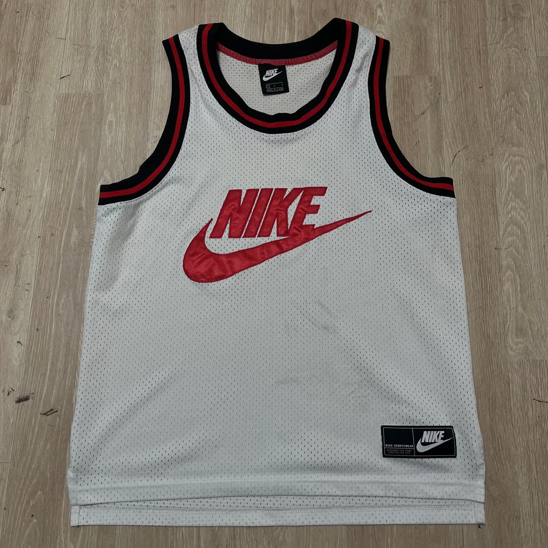 나이키 스우시 스포츠웨어 빅로고 메쉬 기능성 조끼 L/100 상품이미지1