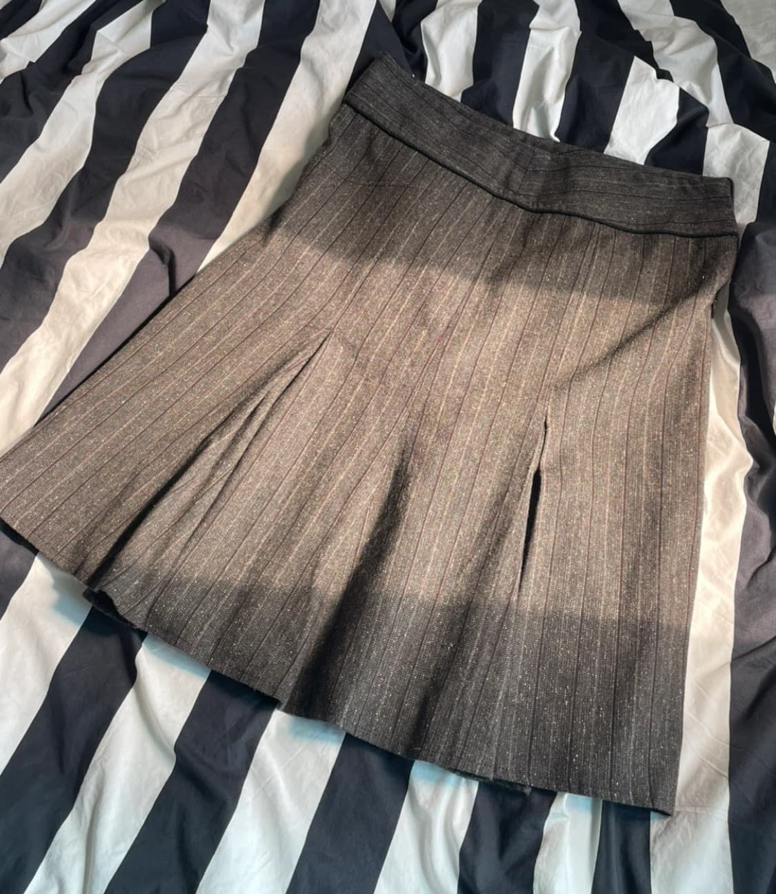 max&co 스트라이프 플리츠 스커트 상품이미지1