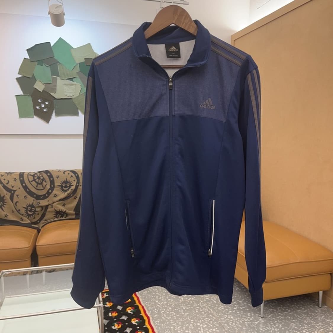아디다스 올드스쿨 레트로 네이비 트랙탑 져지 집업 105 C07799 상품이미지3