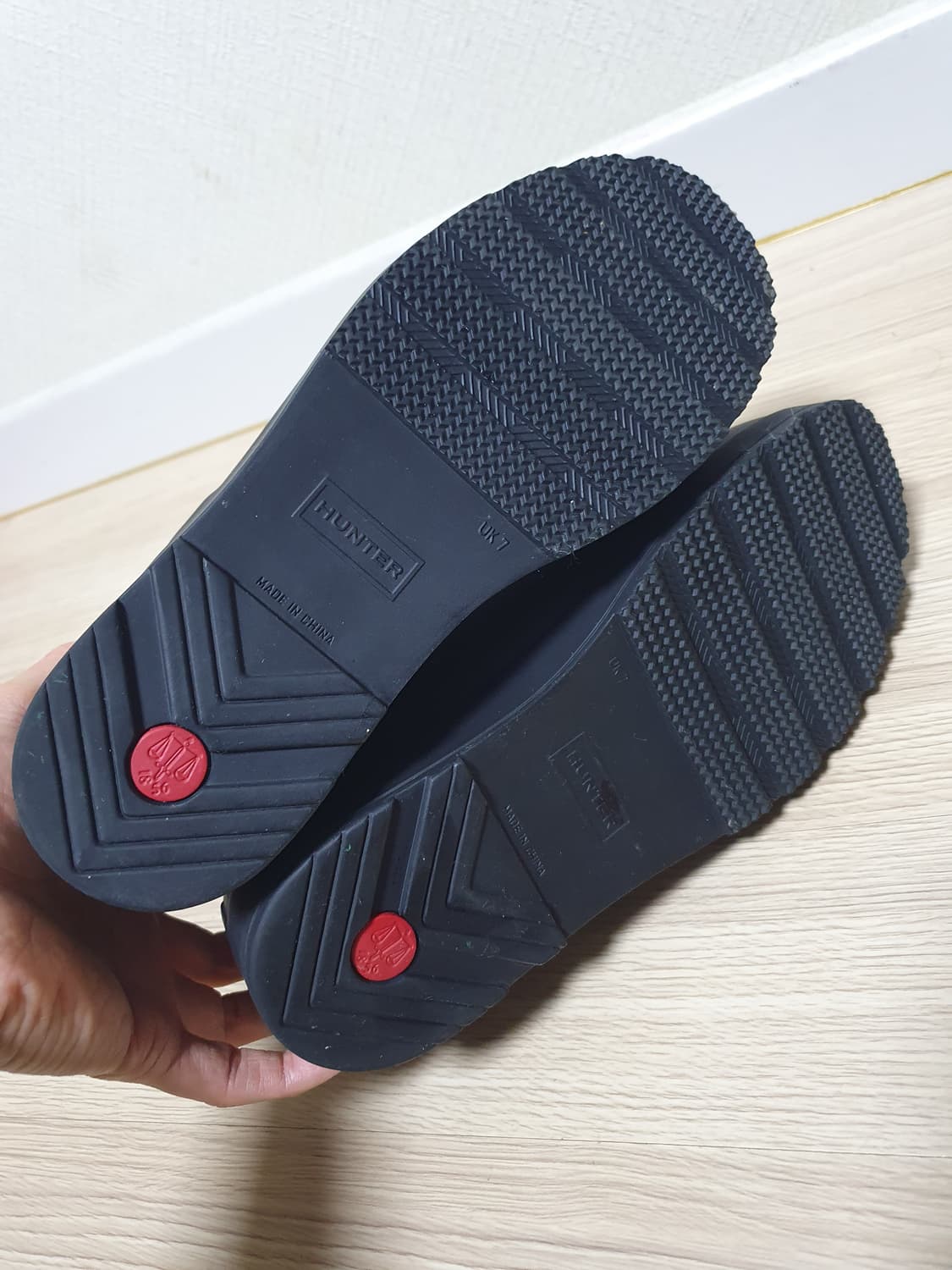 헌터 레인부츠 블랙 숏 부츠 255~60 상품이미지7