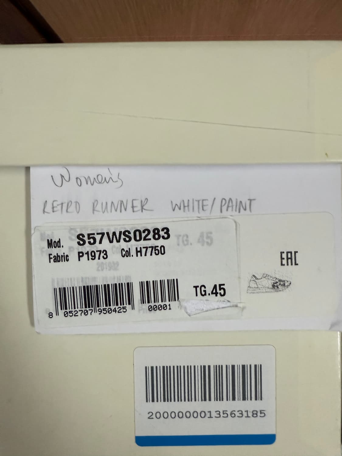 [45] 메종 마르지엘라 레플리카 독일군 페인트 페인팅 러너 화이트 상품이미지4