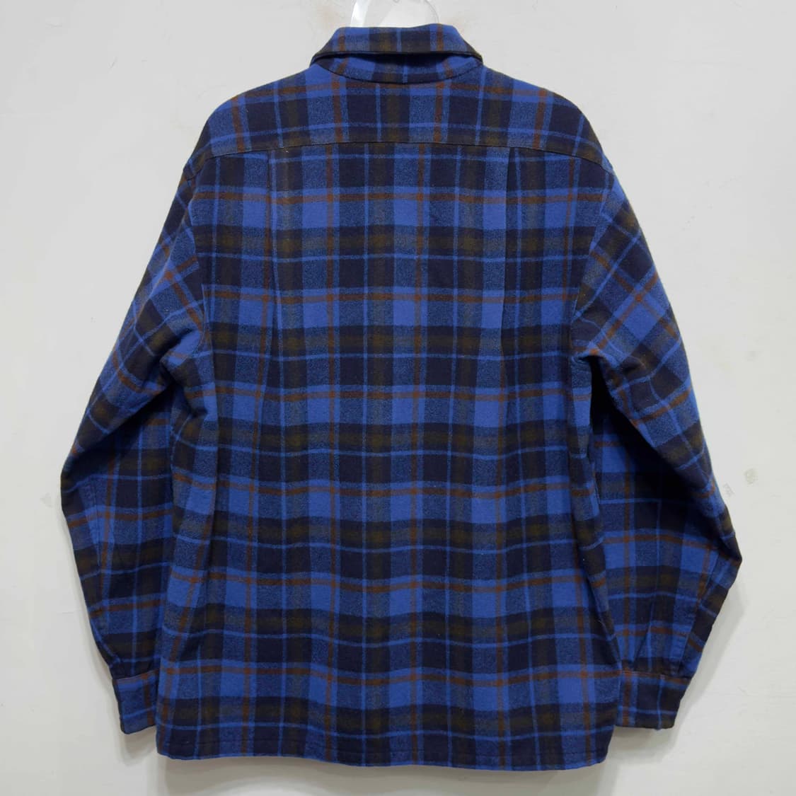 80s 펜들턴 버진울 체크 셔츠 USA 상품이미지6