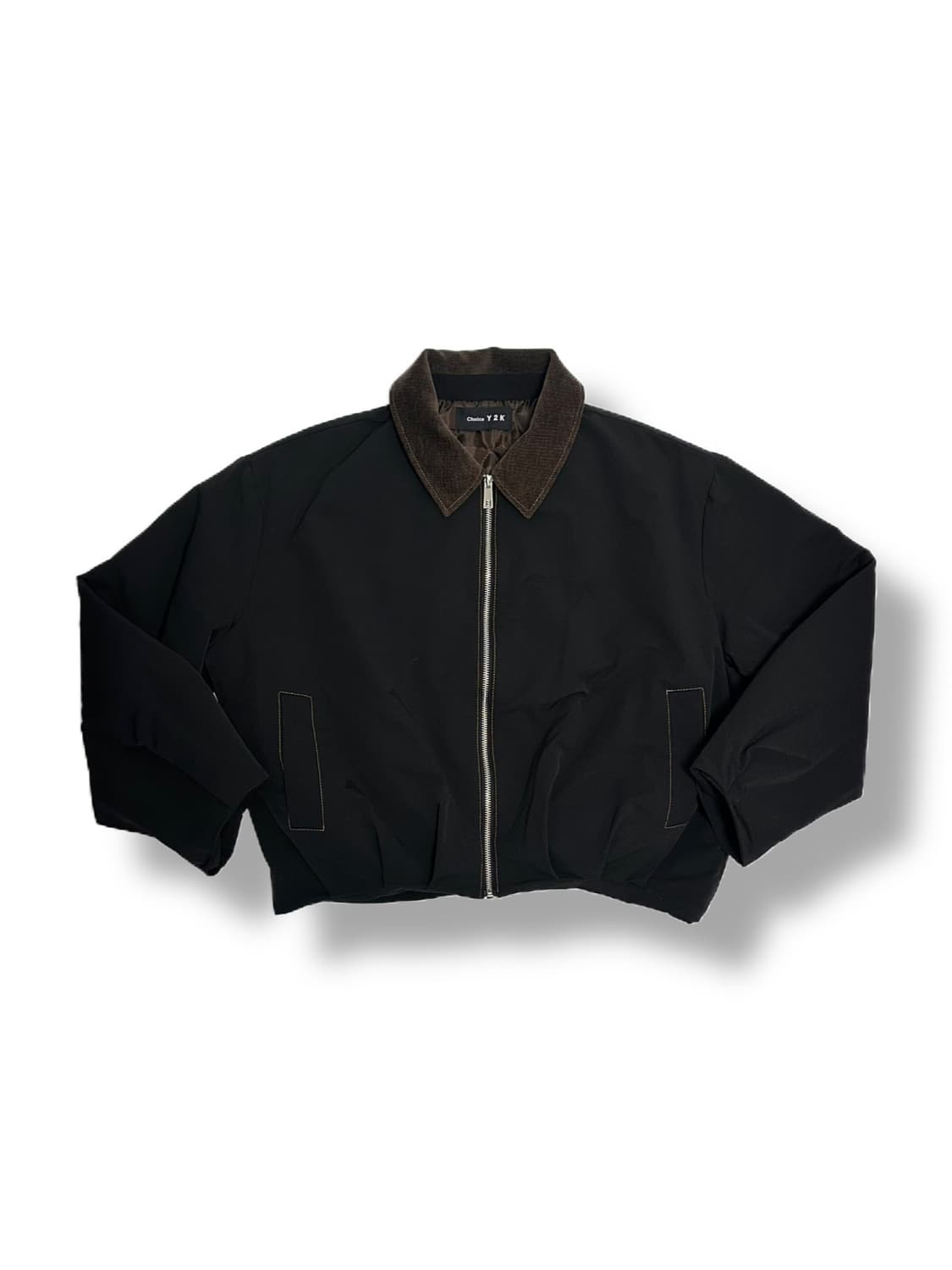 빈티지 크롭 블루종 자켓 상품이미지2