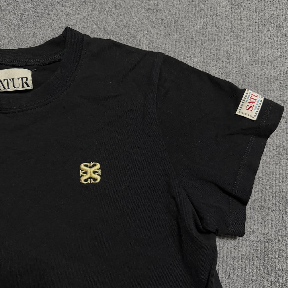 세터 블랙 반팔티 s 상품이미지3