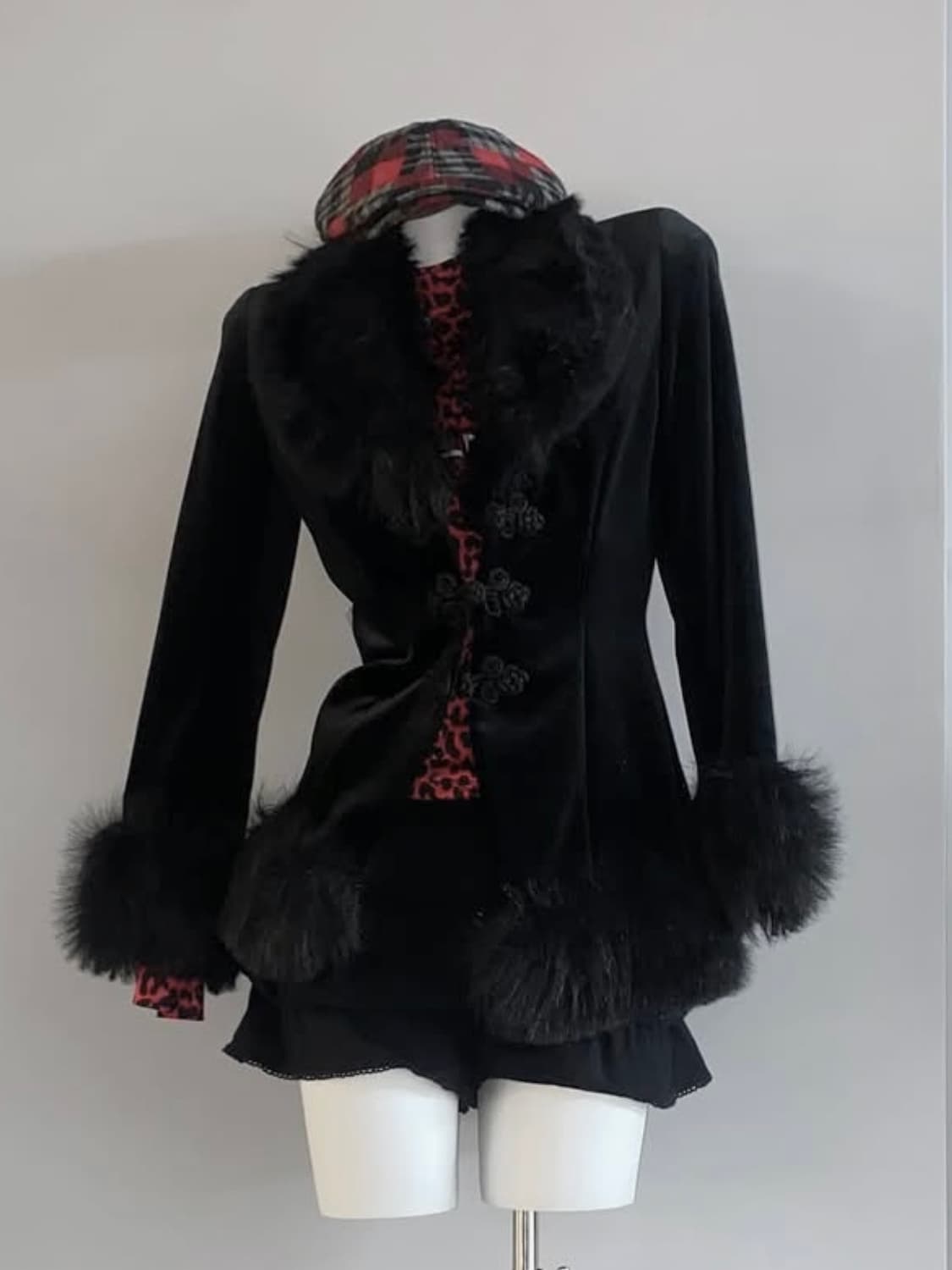 일본 빈티지 일브 케토하우스 큐빈티지 샵오공이 퍼코트 세실맥비 잉그니 상품이미지1