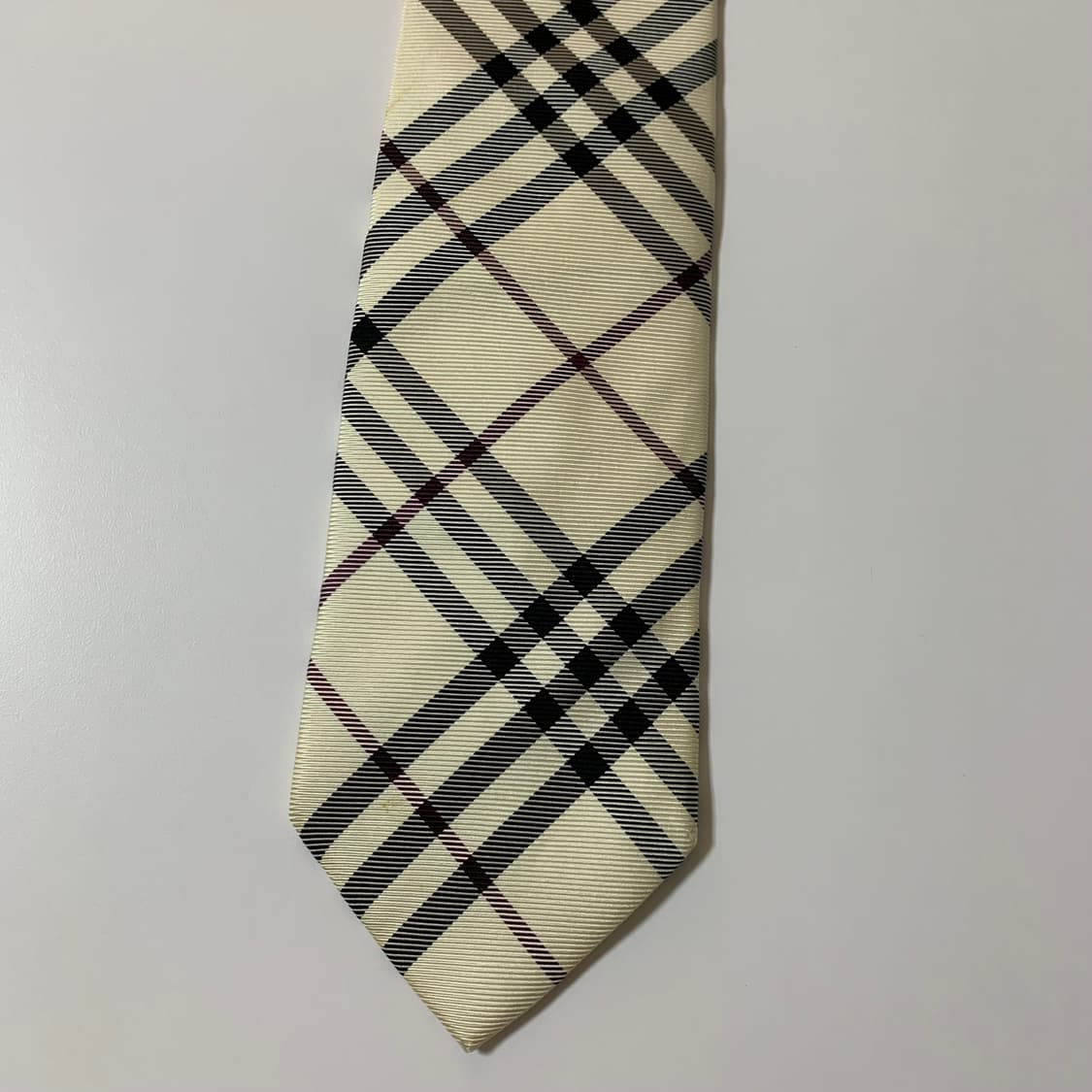 버버리(BURBERRY) 노바체크 명품 빈티지넥타이 클래식정장 A등급 상품이미지7