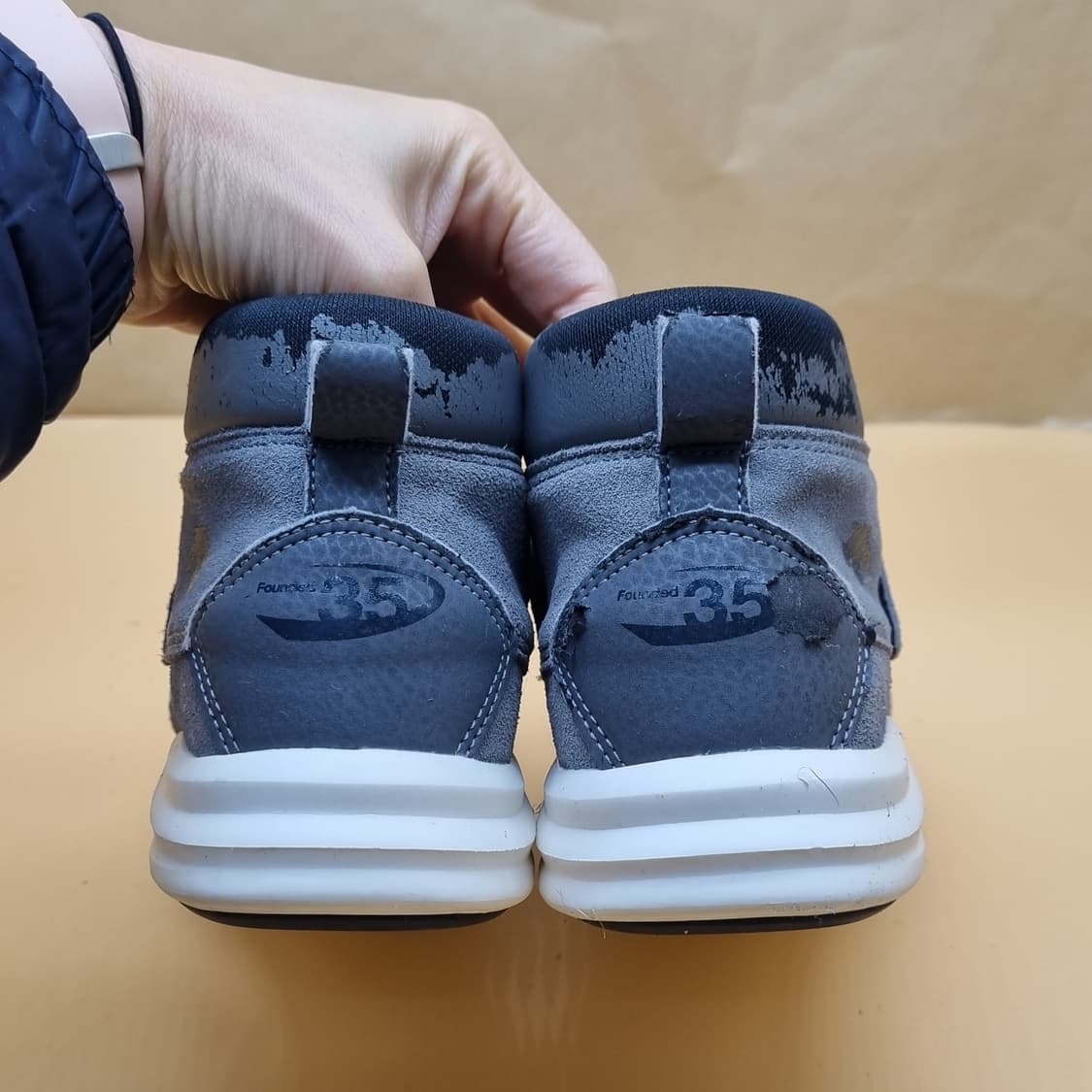 데상트 스웨이드 여성하이탑240  상품이미지4