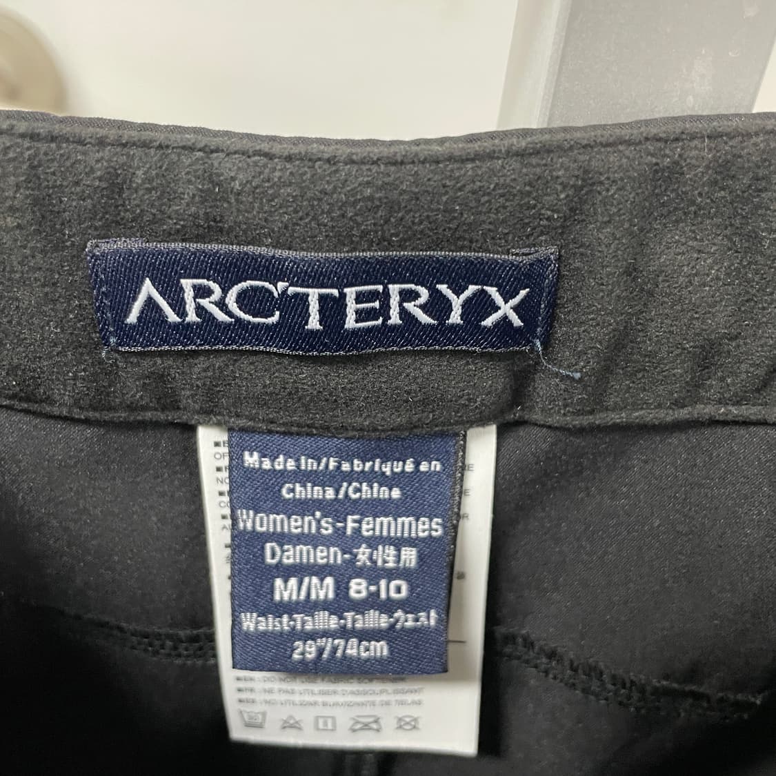 아크테릭스 블랙 팬츠 M(W) 상품이미지6