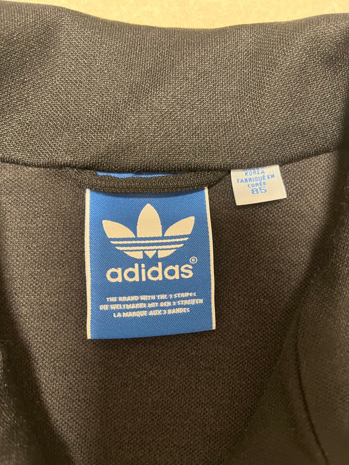 아디다스 유로파 블랙 기본 트랙탑 져지 85/xs 상품이미지4