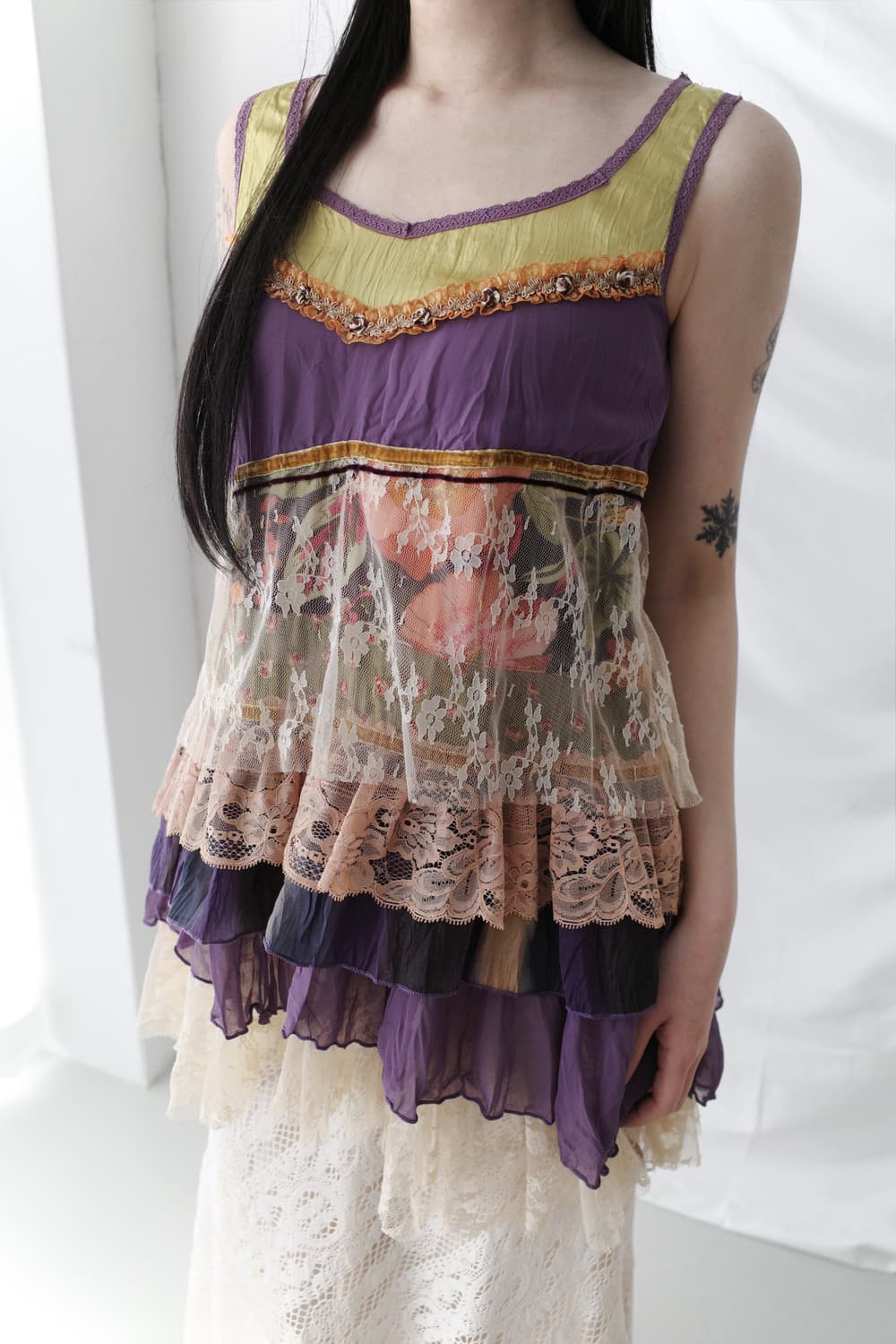 lace flower cancan sleeveless 상품이미지6