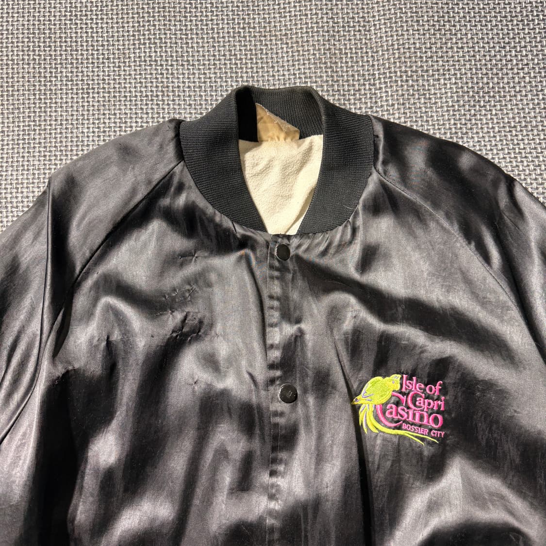 90s 사틴 봄버 자켓 (old-8538) 상품이미지2