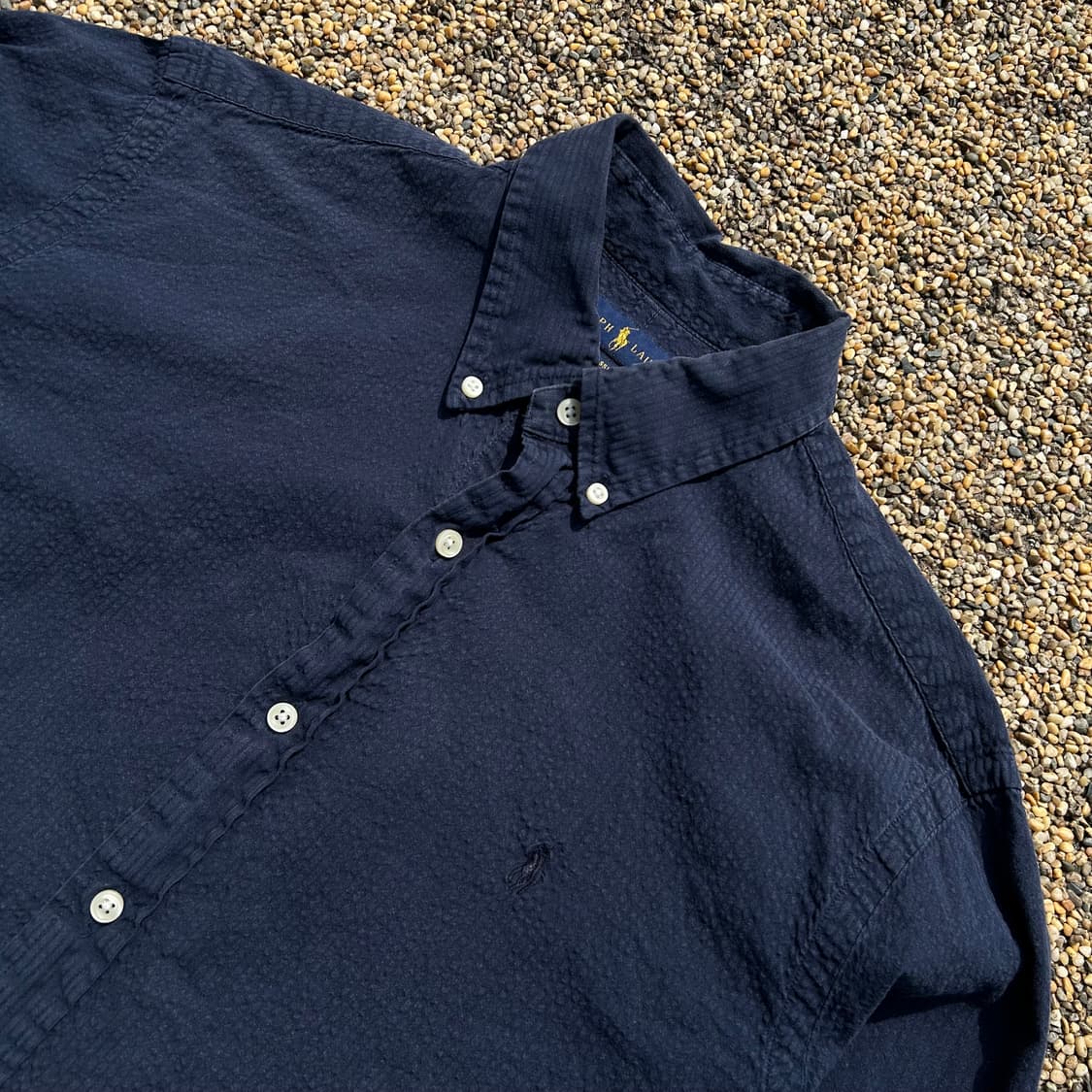 폴로 (POLO RalphLauren)네이비 시워서커 셔츠 상품이미지2