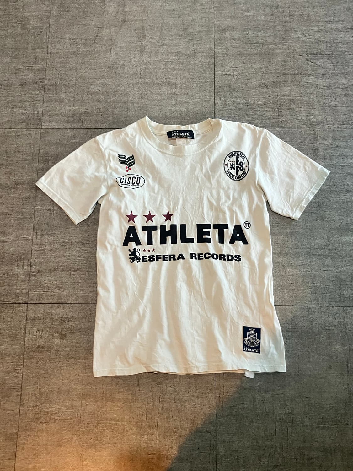 일본빈티지 Athleta 핀터깔y2k 고딕펑크 올드스쿨 반팔티셔츠 상품이미지1