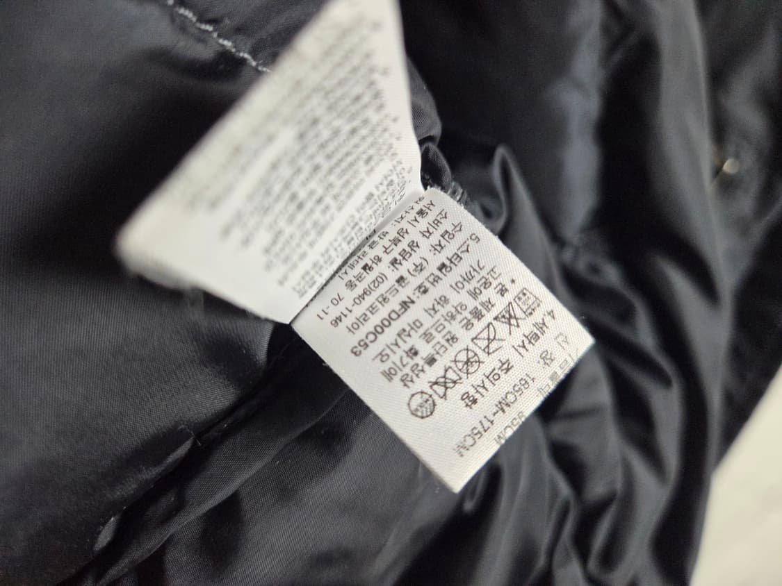 노스페이스 700 눕시2 패딩 블랙/그레이 M(실측 100~105) 상품이미지6