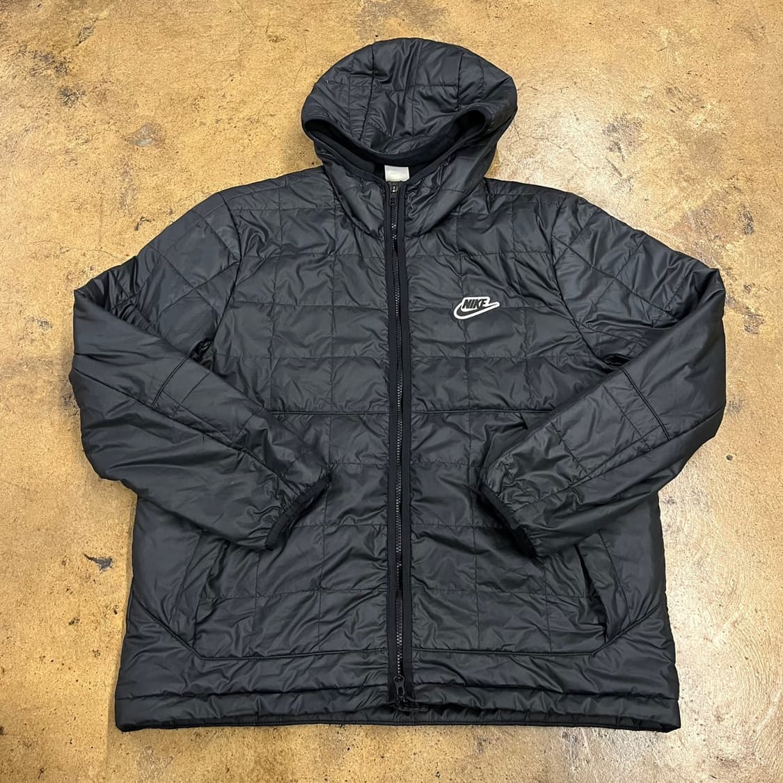 [정품/XL] 나이키 후드 패딩 블랙 b18 상품이미지2