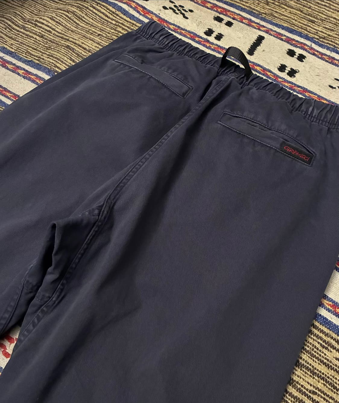 (M)그라미치 코튼 퍼티그 루즈 테이퍼드 팬츠 네이비  상품이미지6