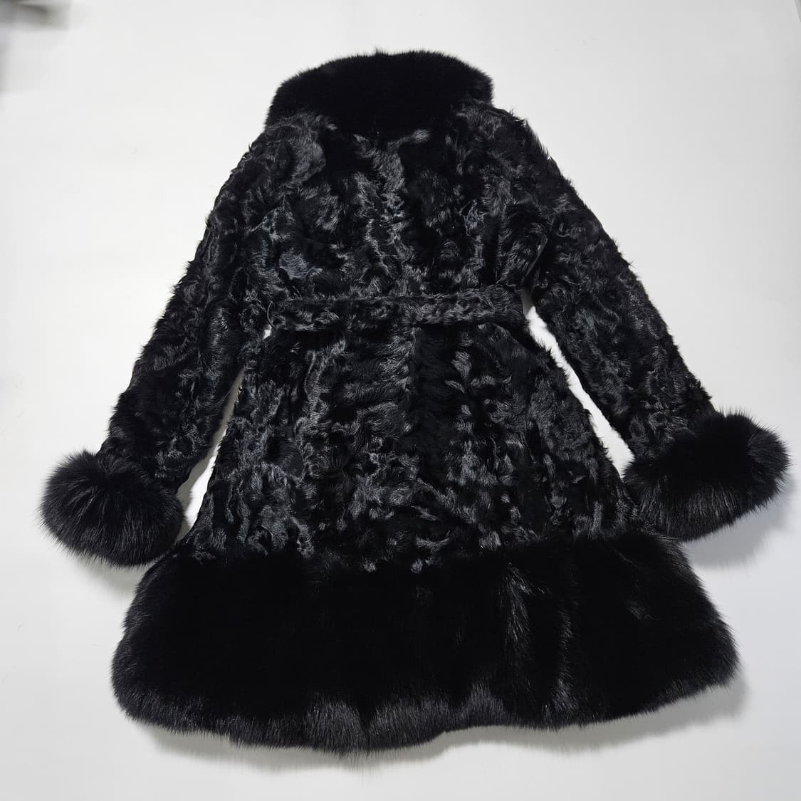 안나수이 블랙 퍼 코트[S] 상품이미지6