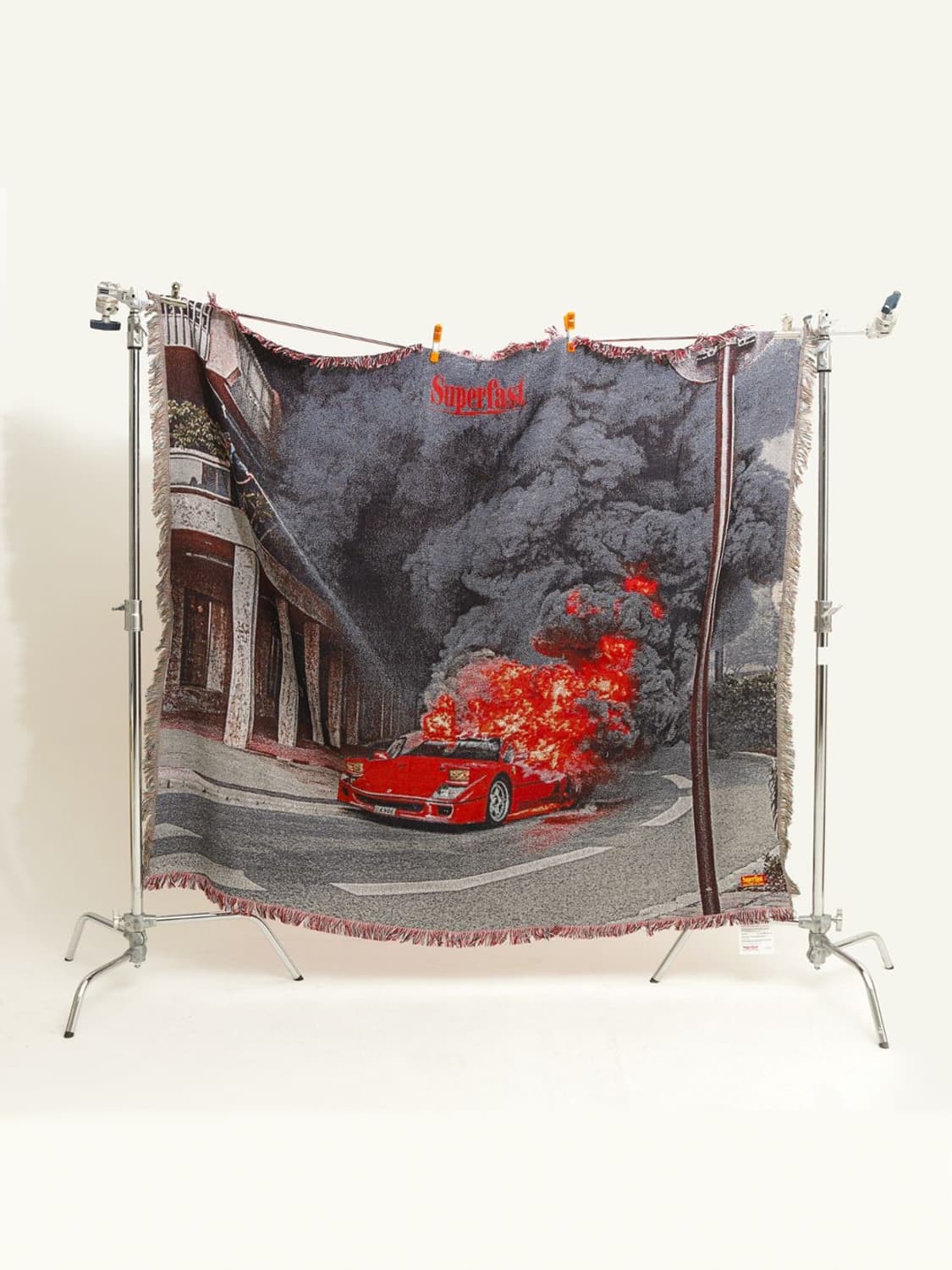 슈퍼벨로체 버닝 페라리 F40 블랭킷 담요 상품이미지1