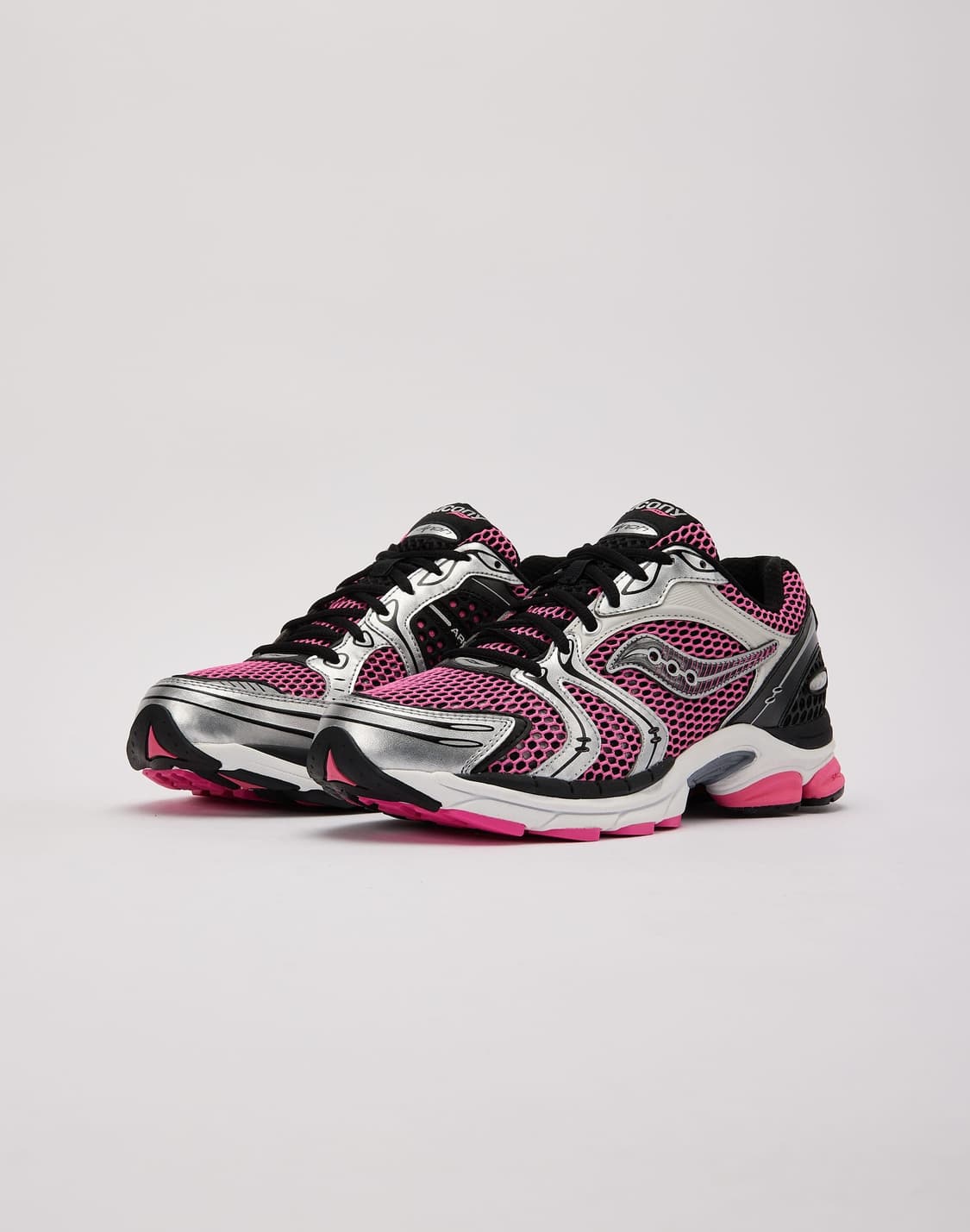 255 서코니 써코니 saucony 프로그리드 핑크 실버 러닝화 스니커즈 상품이미지2