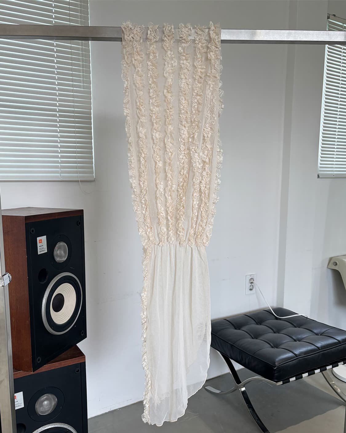 can can frill trimming mesh scarf 상품이미지5