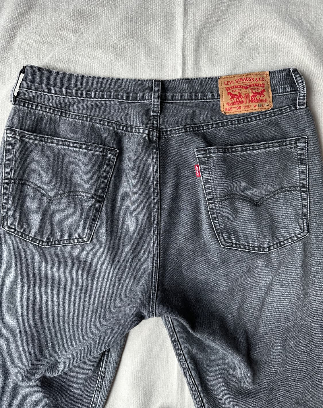 리바이스 555 96 릴렉스 스트레이트 데님팬츠 36 상품이미지6