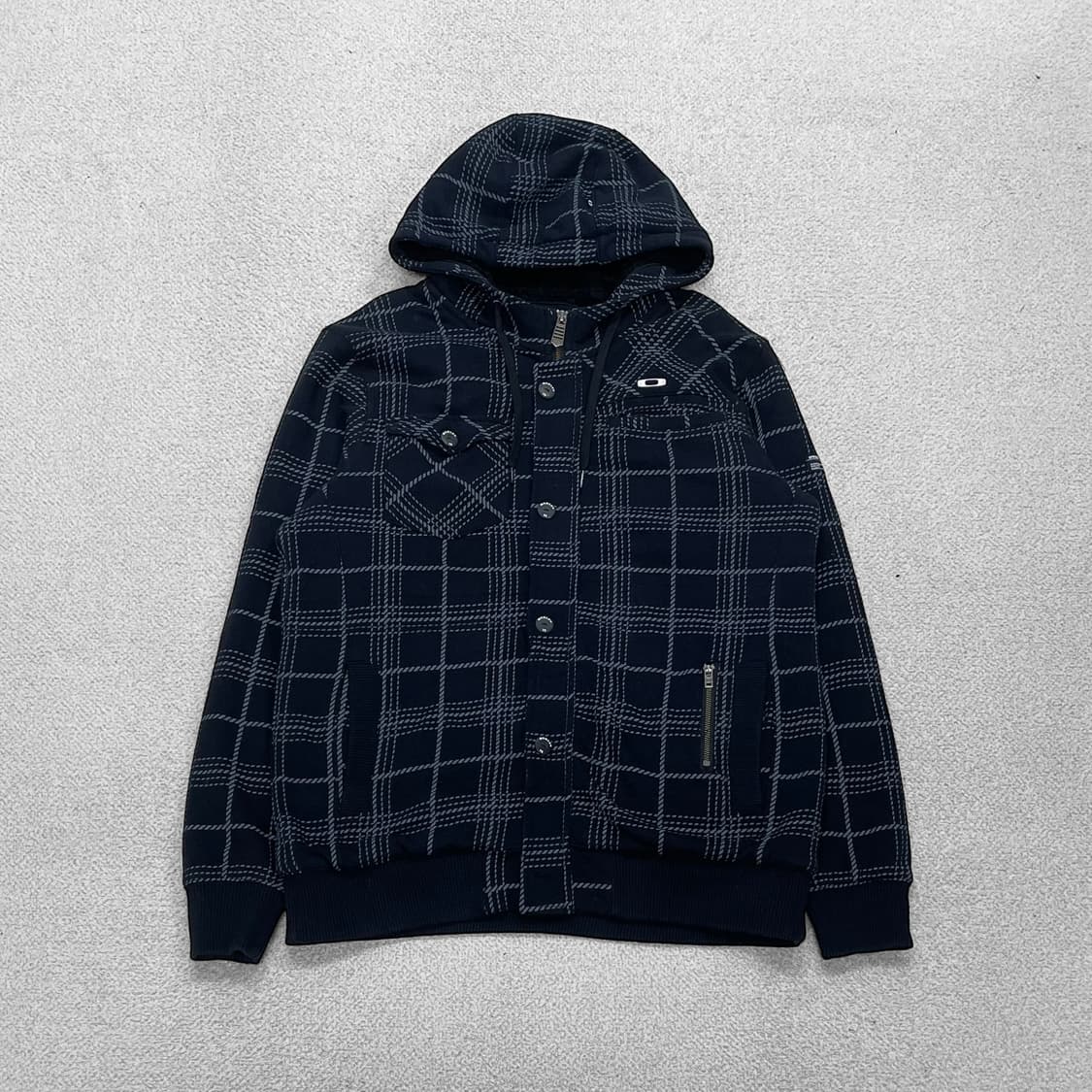 오클리 Oakley 어페럴 어센틱 체크 후드 자켓 상품이미지1