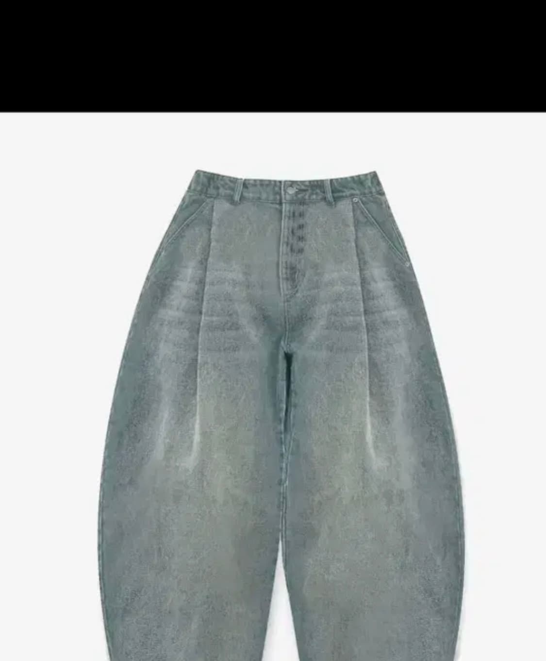 벌룬 와이드 데님팬츠 상품이미지2