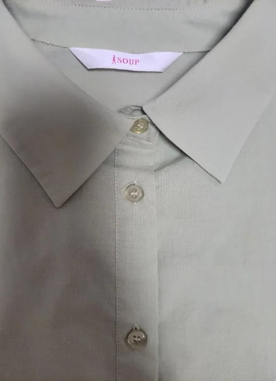 급처새상품!SOUP숲 팔셔링 우아한셔츠블라우스 레니본st오브제st샤틴st 상품이미지2