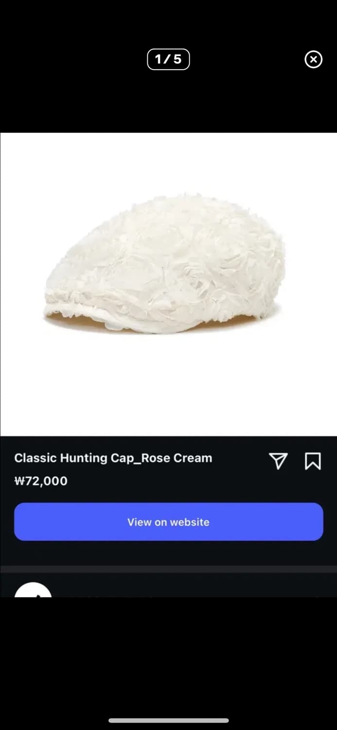 어썸니즈 헌팅캡 상품이미지1