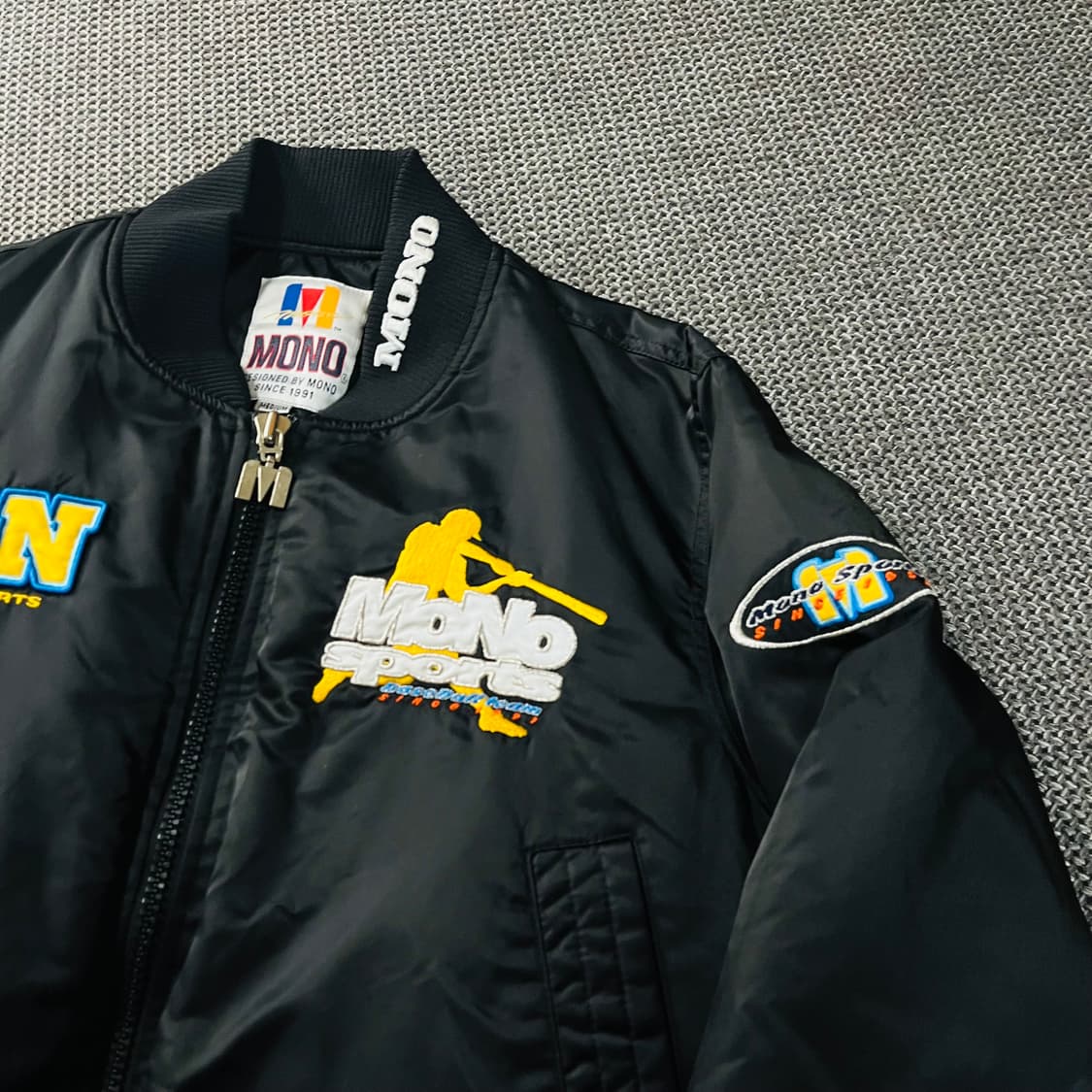 90s vintage mono 올드스쿨 야구잠바 상품이미지4