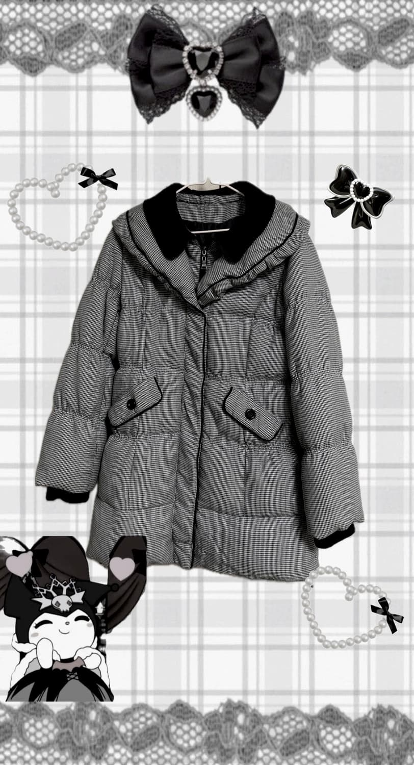 일본 빈티지 빅카라 대장 롱패딩 상품이미지1