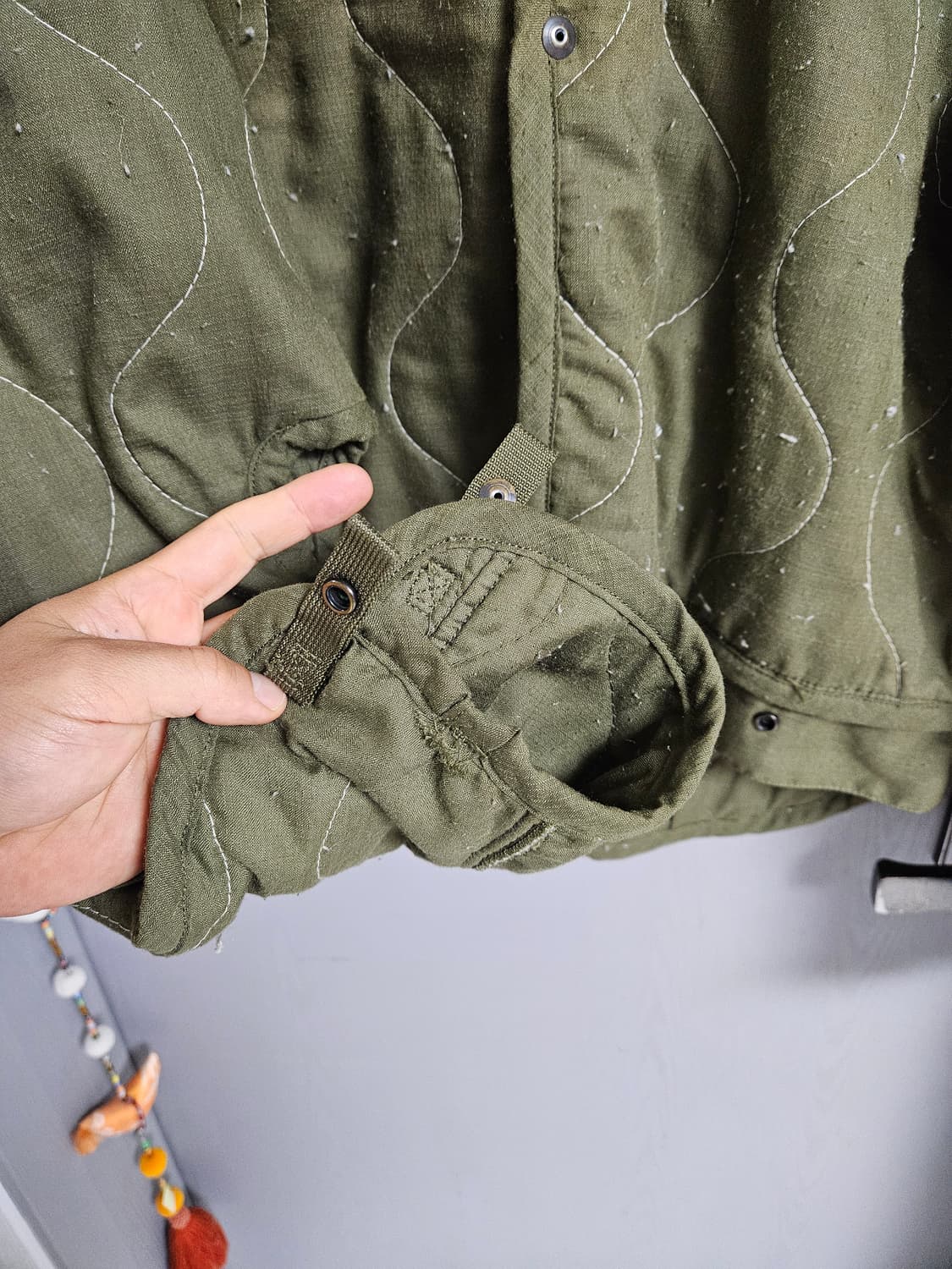 빈티지 오리지널 US ARMY 밀리터리 내피 자켓 M 상품이미지6