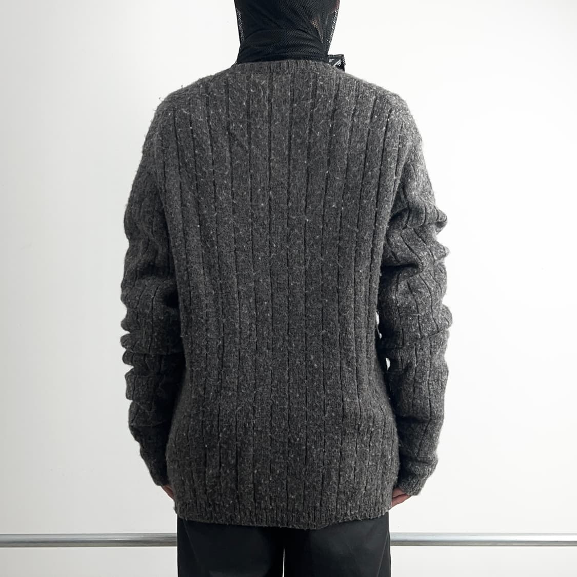 프라다 슈퍼 롱 슬리브 브이넥 가디건 상품이미지4