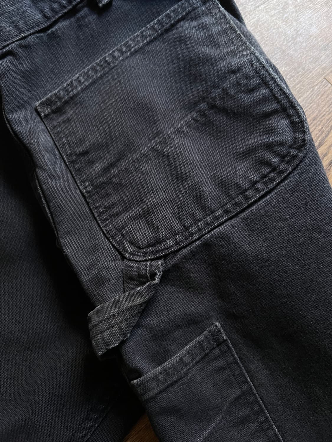 [34]칼하트 USA 빈티지 워싱 미드나잇 네이비 싱글니 카펜터 워크팬츠 상품이미지7