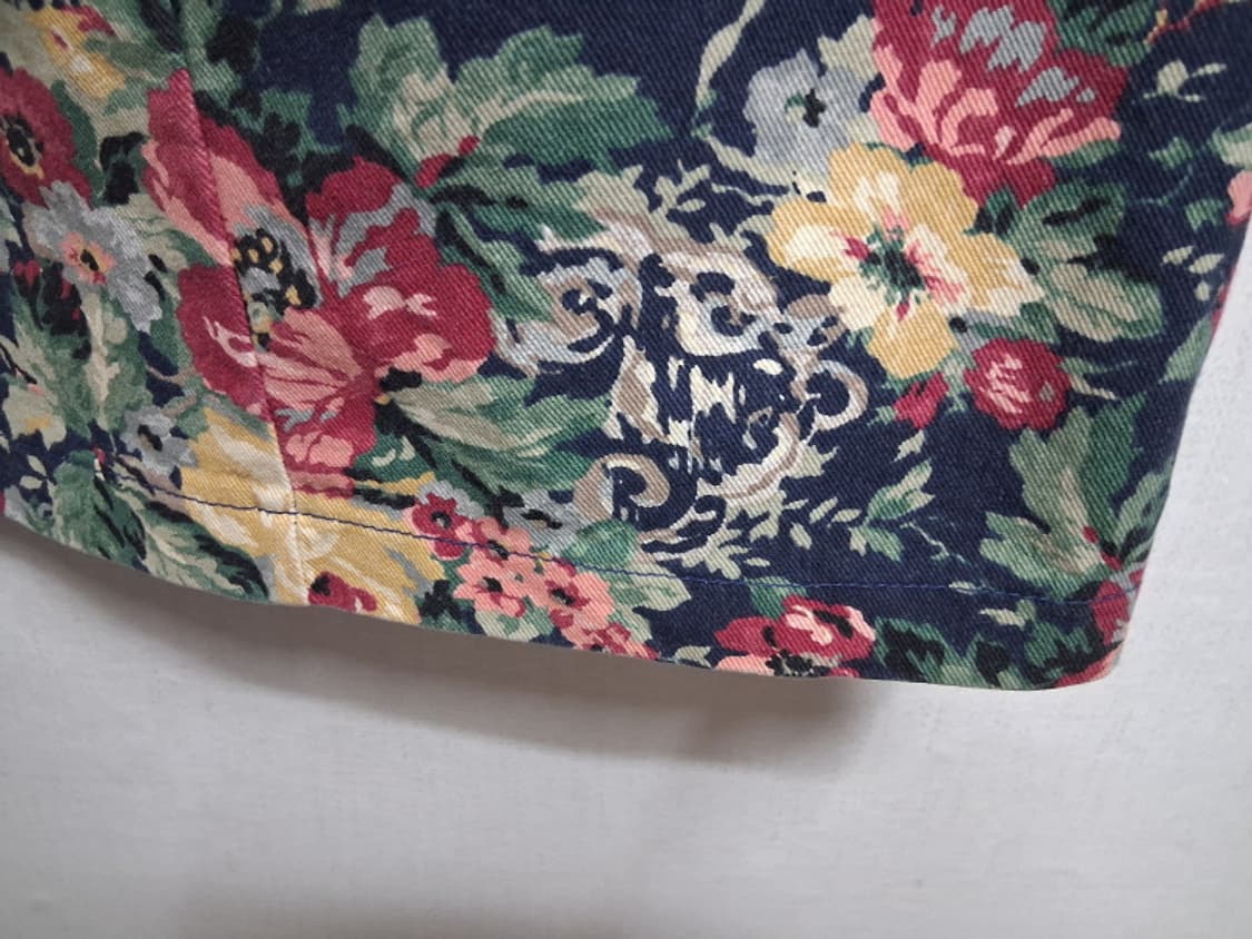 USA GOTCHA COVERED 플로럴데님롱스커트 플로랄 허리27 
원 상품이미지4