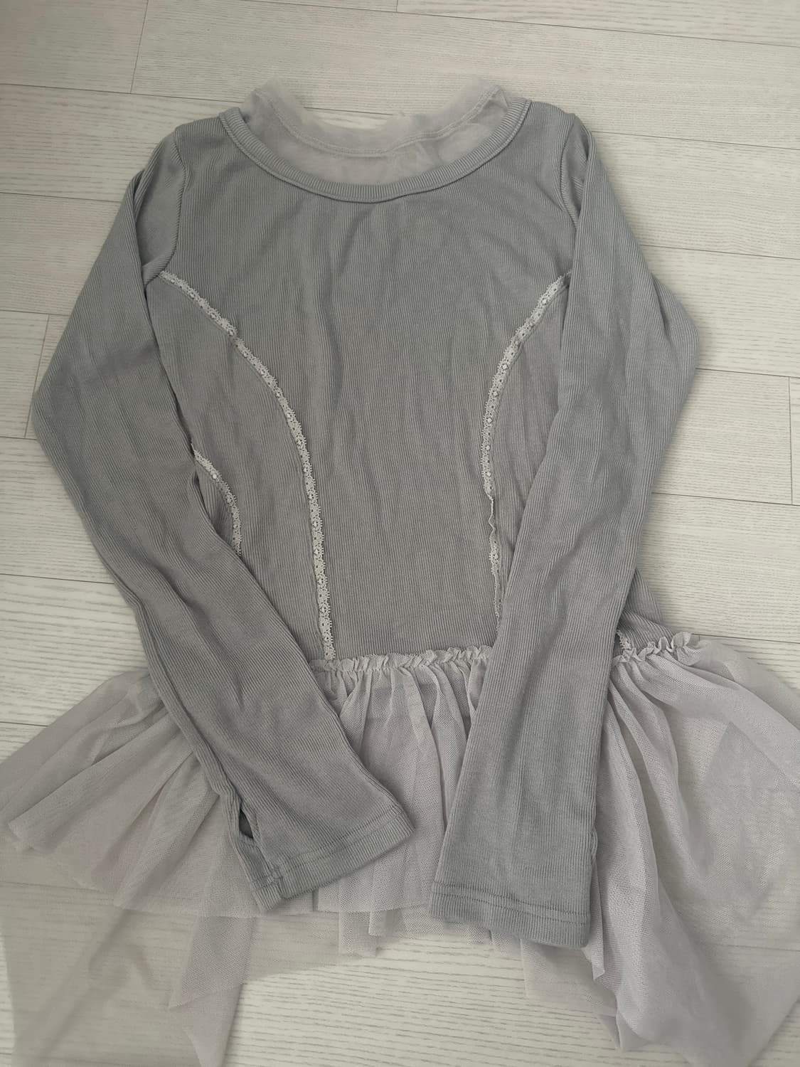 플레어업 Layered Lace Frill Long Sleeve 상품이미지3