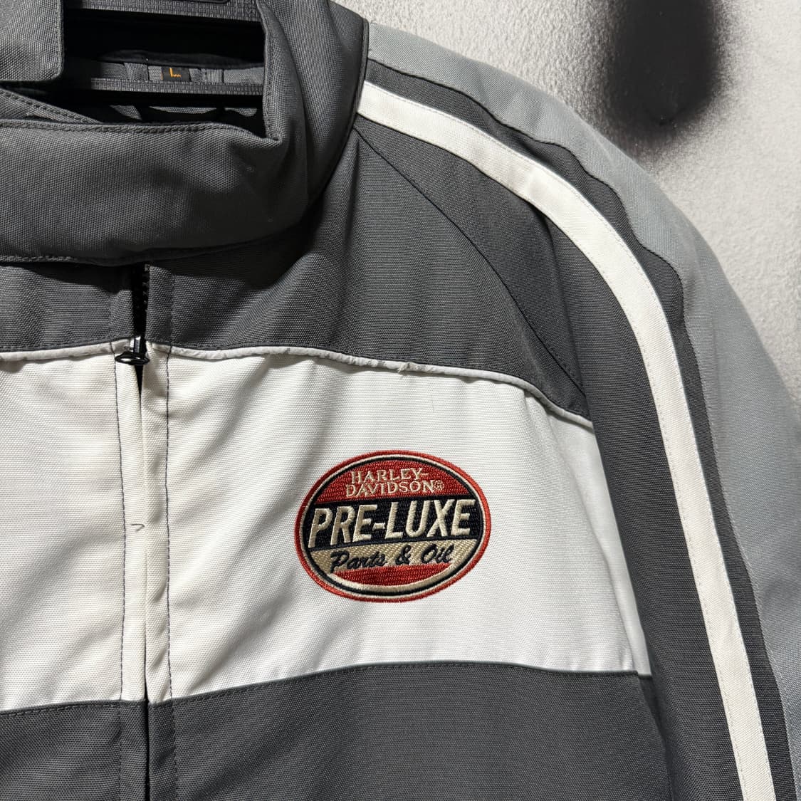 할리데이비슨 Pre-Luxe 빅 자수 패치 배색 라이딩 기어 자켓 상품이미지3