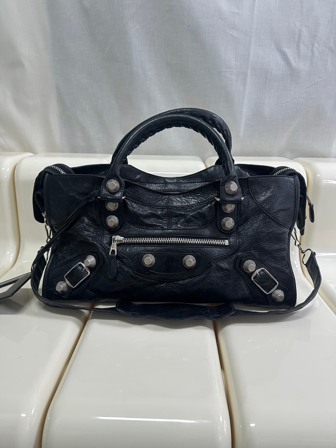 [A 정품] 발렌시아가 자이언트 시티 모터백 파트타임 상품이미지7