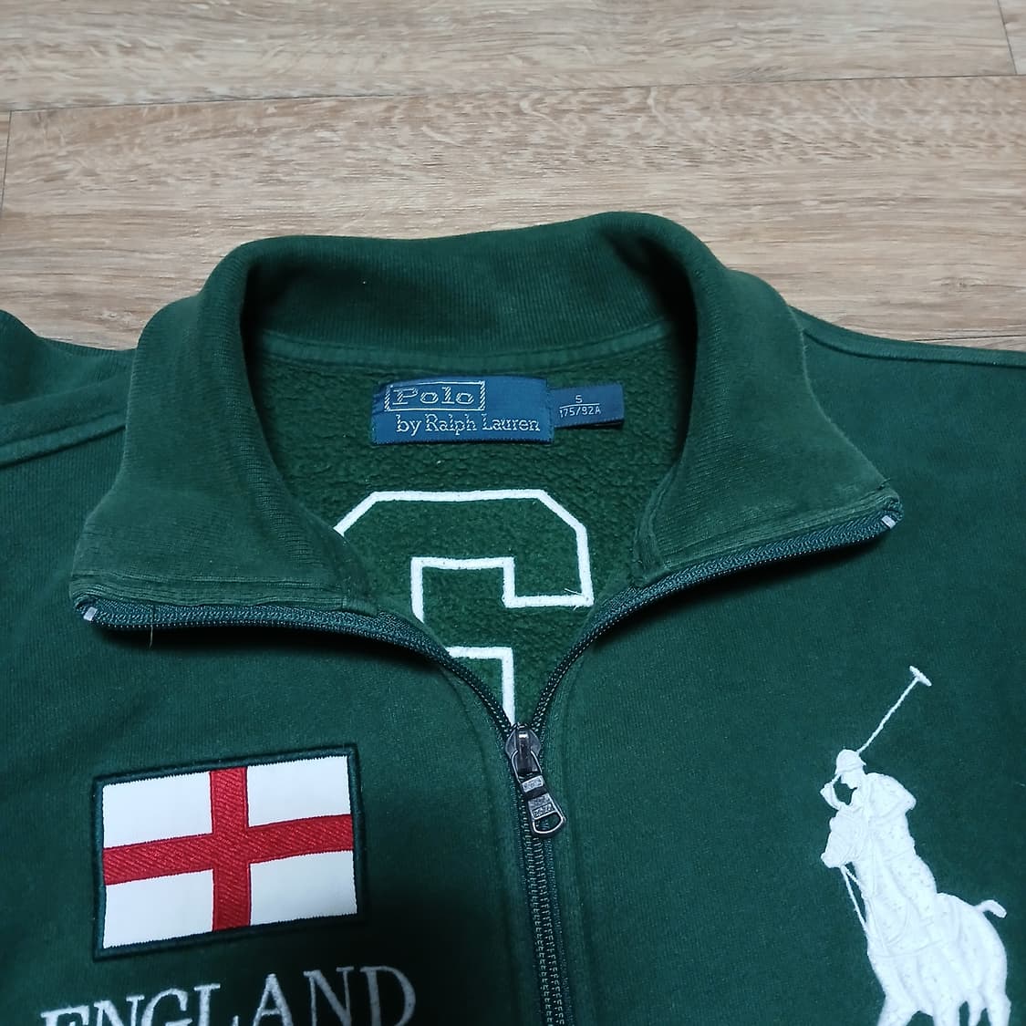 polo 폴로 랄프로렌 빅포니 잉글랜드 스웻자켓 집업 빈티지 상품이미지9