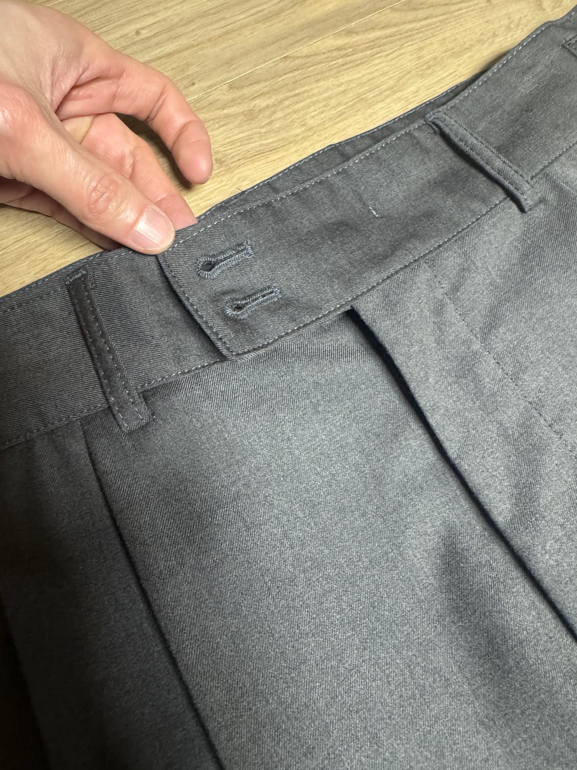 어나더오피스 산티아고 스탠다드 슬랙스 그레이 3사이즈 판매  상품이미지2