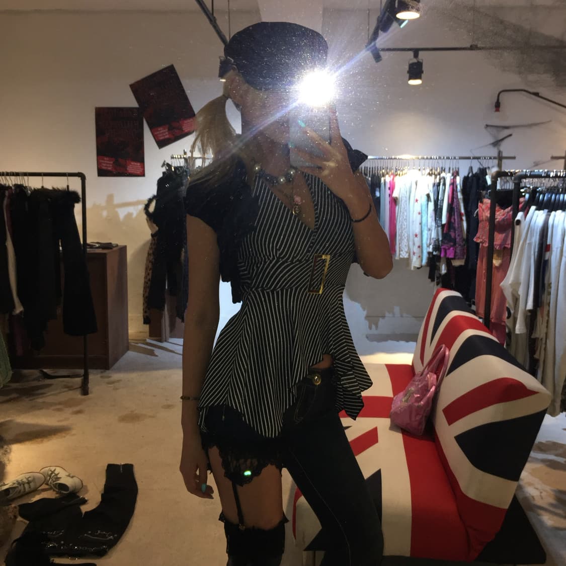 WINK WINK 버클 홀터 갸루 탑 상품이미지6