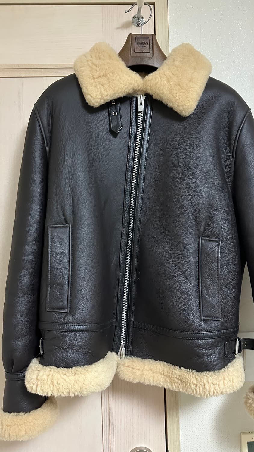 론트 리얼레더 무스탕 l사이즈 2가지색 상품이미지8