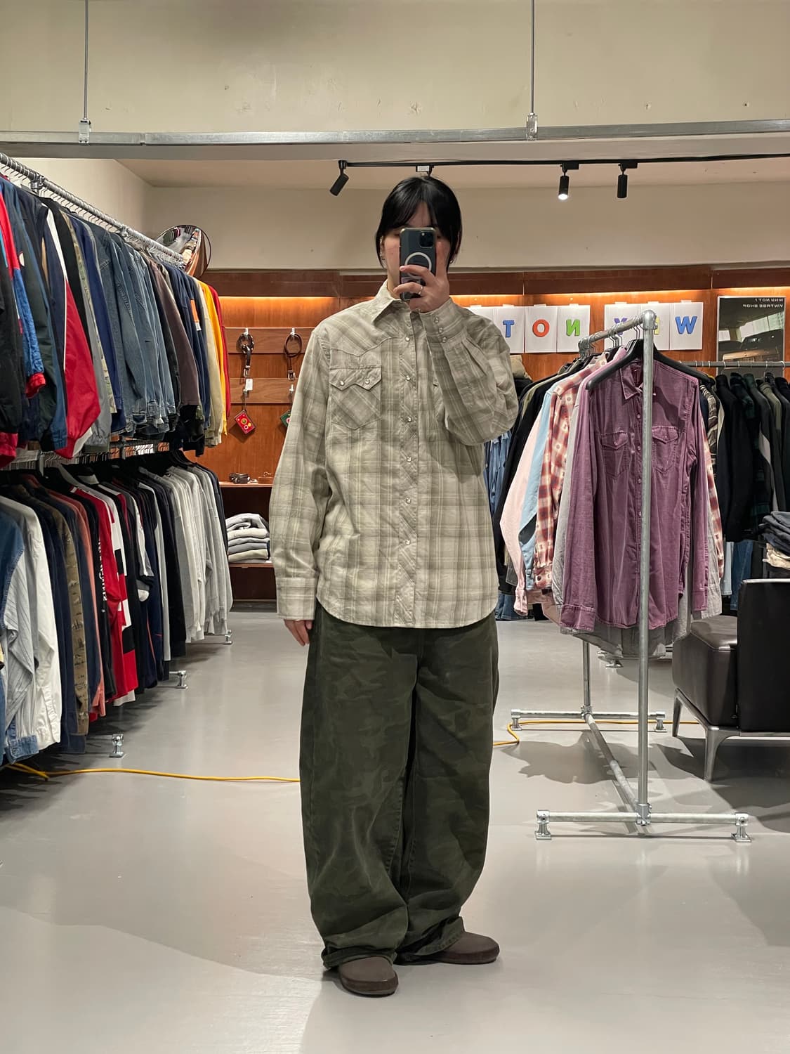 랭글러 웨스턴 셔츠   상품이미지3